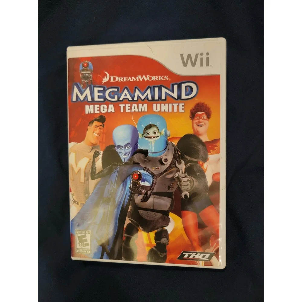 Megamind Mega‎ Team Unite Nintendo Wii Game CIB THQ DreamWorks 2010 RVL P SMGE